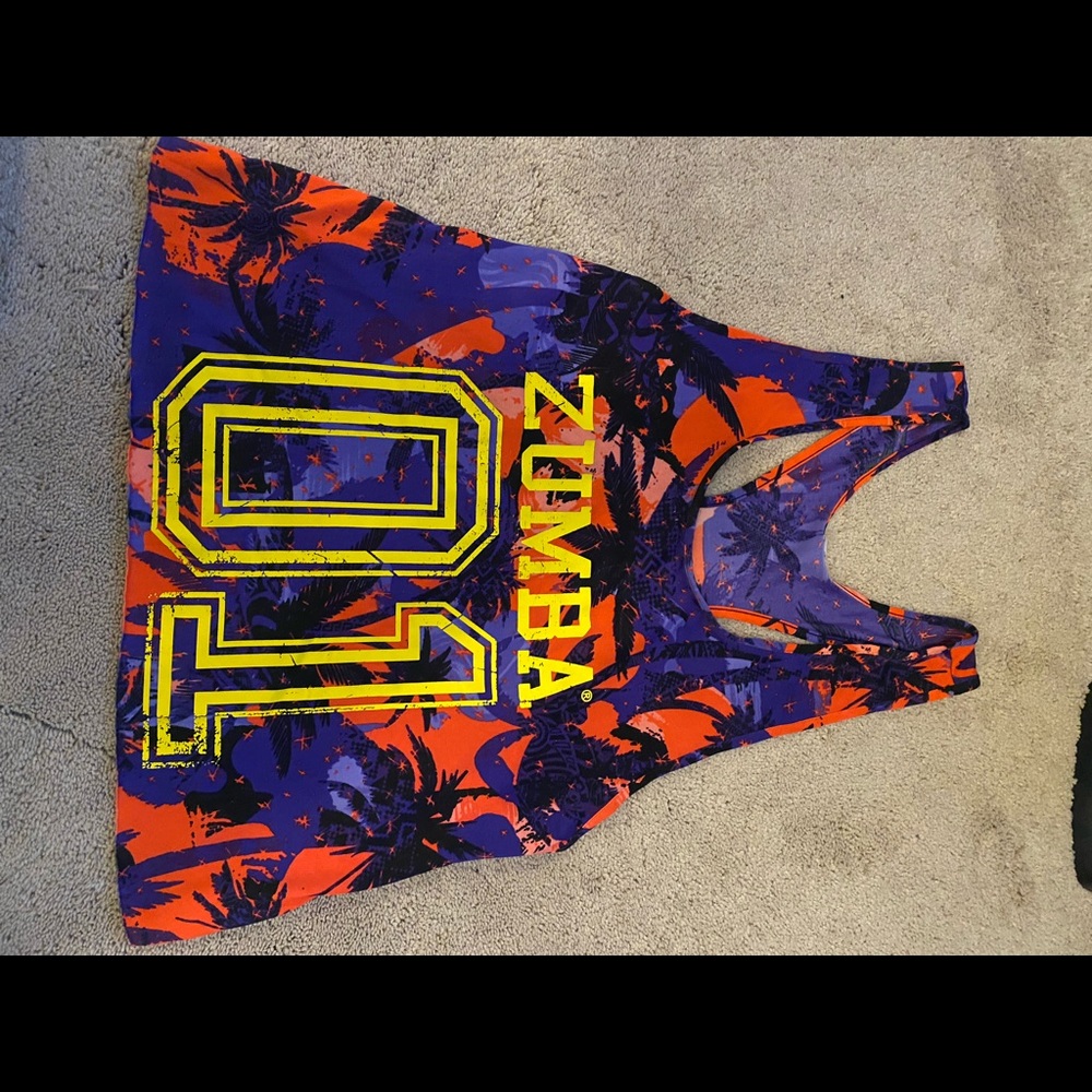 Zumba tank (altered/cut)